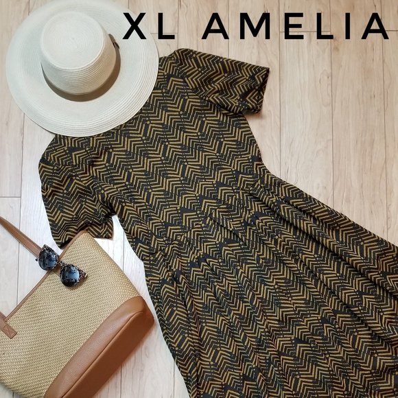 LuLaRoe Dresses & Skirts - LuLaRoe XL Amelia Dress